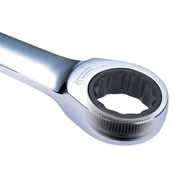 KS TOOLS DUO GEARplus Ringmaulschlüssel Maul-Ratschenfunktion 19 mm - 503.5219