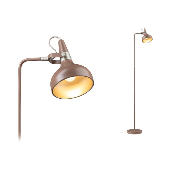 Moderne Stehlampe mit verstellbarem Lampenkopf für Wohnbereiche.