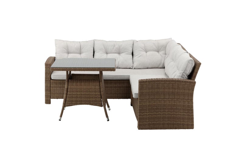 Watford Loungeset 2 Teile natur. 1 X 1 X 1 cm