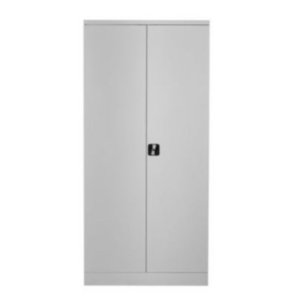 PROREGAL Stahlschrank Bee 9 Fachböden HxBxT 195 x 92 x 42 cm Pulverbeschichtetes Fachbodenmaterial Weiß & Weiß
