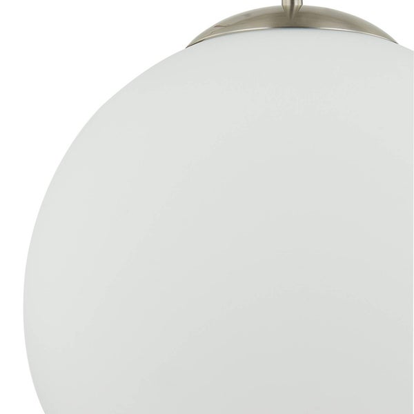 Lindby Pendelleuchte Rhona (Modern) in Weiß aus Glas (1 flammig, E27) - Hängelampe Esstischlampe Hängeleuchte Wohnzimmerleuchte