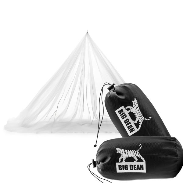Moskitonetz mit zwei Tragetaschen