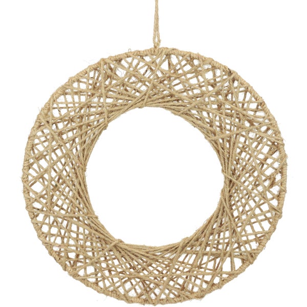 Dekorativer Kranz aus Seil zum Aufhängen