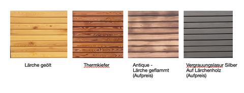 Wärmepumpenverkleidung DEKOR-Element Wärmepumpe, 128 x 90 x 101 cm, 2- Seiten geschlossen mit Holz Rhombus Lärche.