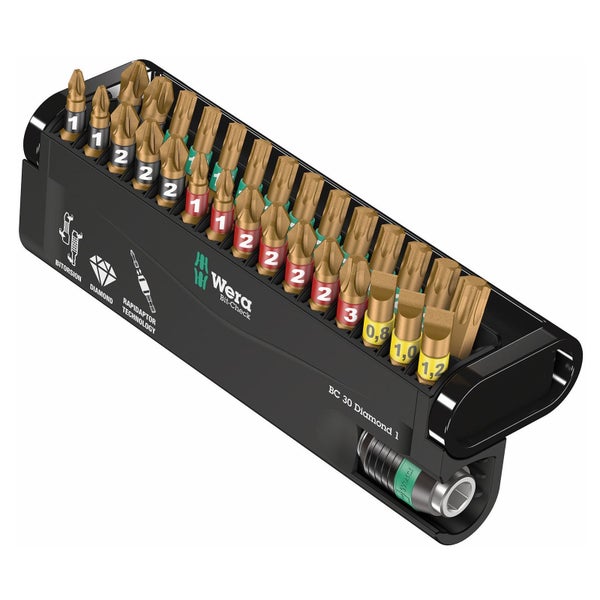 Wera Bit-Check mit verschiedenen Schrauberbits