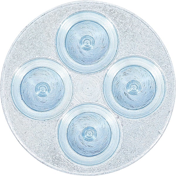 Runde LED-Leuchte mit vier Lichtquellen