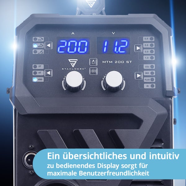 IGBT Technologie für erhöhten Wirkungsgrad bei reduziertem Stromverbrauch.