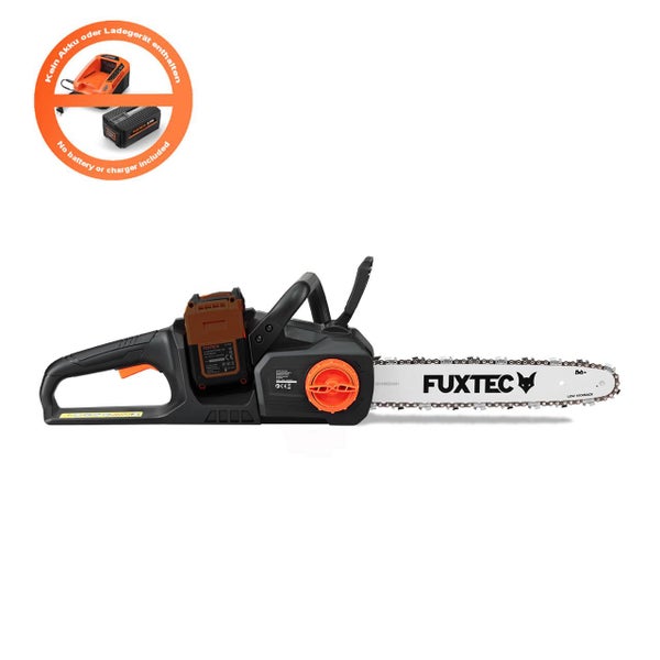 Akkubetriebene Kettensäge von Fuxtec, Akku und Ladegerät nicht enthalten
