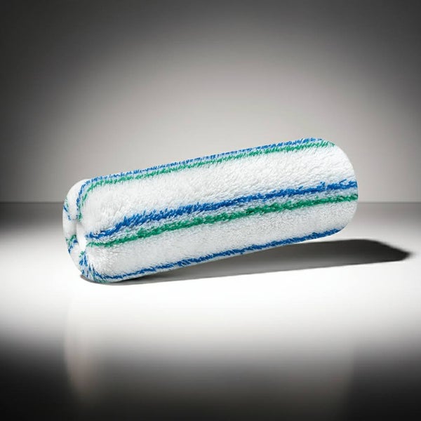 Farbwalze mit blauen und grünen Streifen