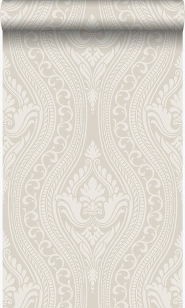 Origin Wallcoverings Tapete Ornamente Silber - 53 cm x 10.05 m - 346628