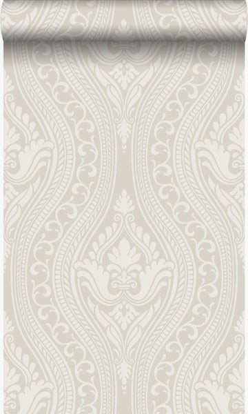 Origin Wallcoverings Tapete Ornamente Silber - 53 cm x 10,05 m - 346628