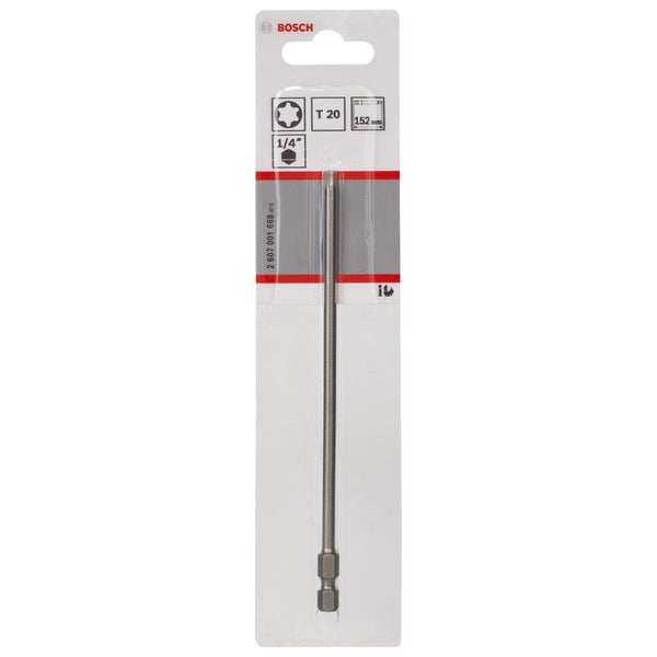 Bosch 1x Schrauberbit Extra-Hart, T20, 152 mm - 2607001668