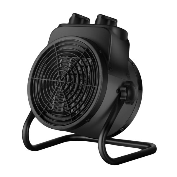 Heizlüfter mit Metallgehäuse und Schutzgitter