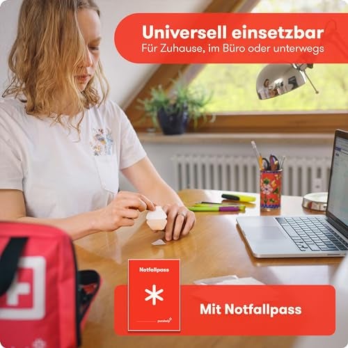 Erste Hilfe Set - 172 Teile für Zuhause, im Büro oder Unterwegs - Reiseapotheke Erste Hilfe Set Outdoor Erste Hilfe Set Kinder