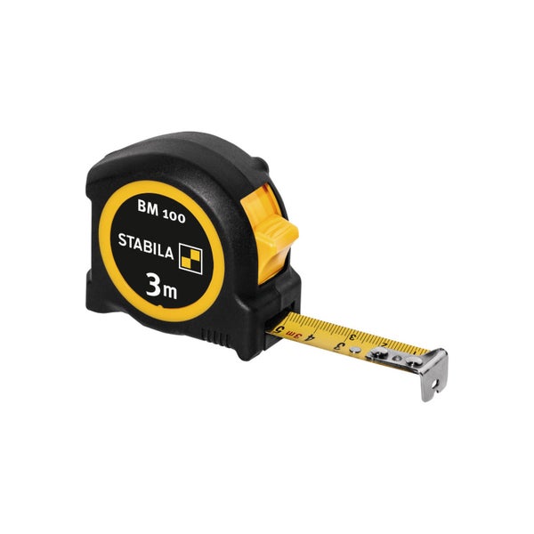 Stabila Rollmeter BM 100 mit 3 m Bandlänge