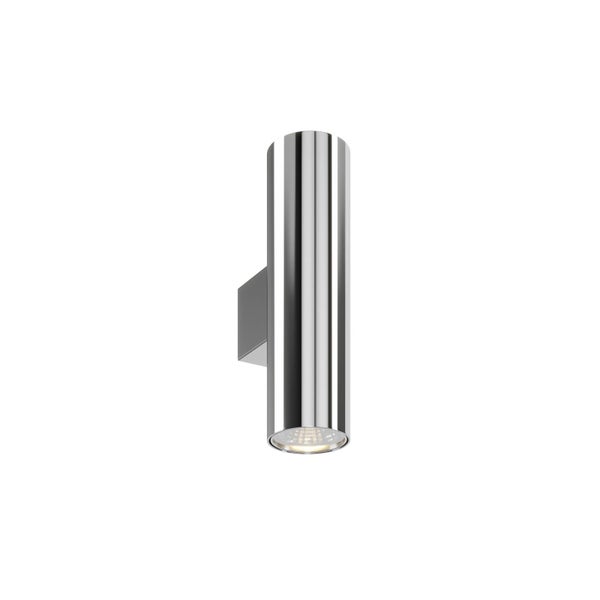 Euluna Wandleuchte, Wandlampe Innen Marion (Modern) in Chrom aus Metall (2 flammig GU10) - Wandstrahler Wandbeleuchtung Schlafzimmer / Wohnzimmer Wohnzimmerleuchte