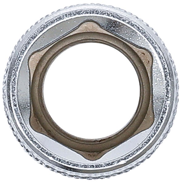 BGS Steckschlüssel-Einsatz Sechskant Antrieb Innenvierkant 12,5 mm (1/2) SW 15 mm - 2915