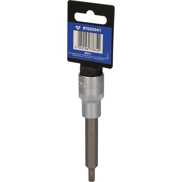 BRILLIANT TOOLS 1/2 Vielzahn-Bit-Stecknuss 100 mm lang M6 - BT022941