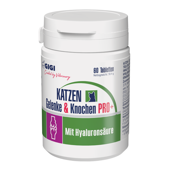 Gigi Katzen Gelenke und Knochen Pro Plus Tabletten, 60 Stück