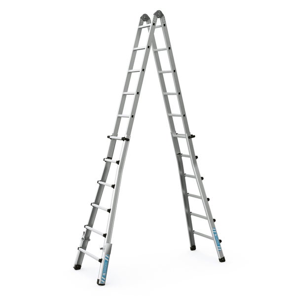 Aluminium Klappleiter im A-Zustand