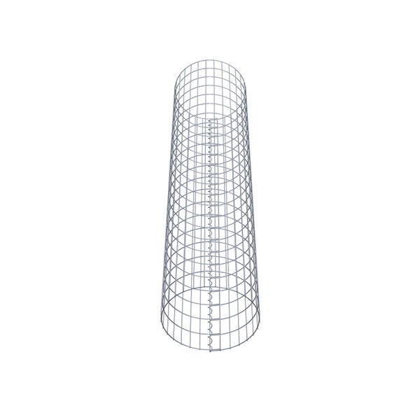 Gabionensäule Durchmesser 47 cm, MW 5 x 10 cm rund - Höhe: 2,00 m
