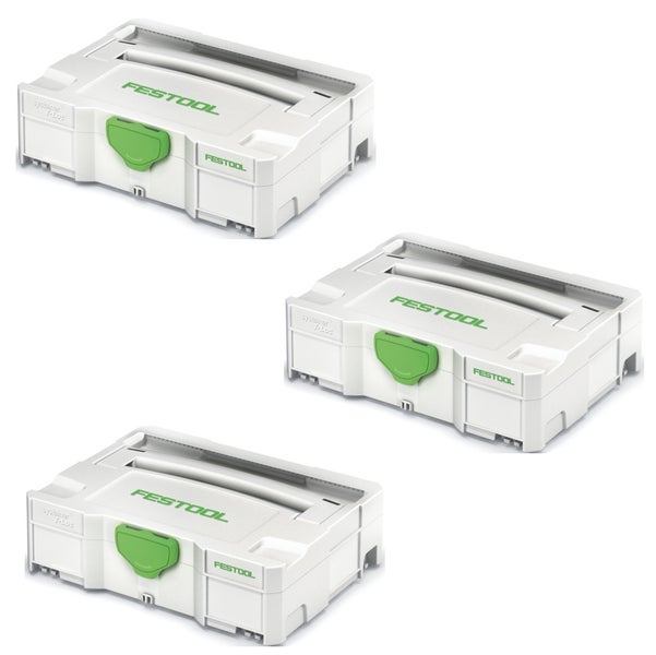 Drei Festool Systainer T-Loc Werkzeugkoffer