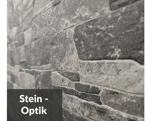 Wandgestaltung mit Steinoptik
