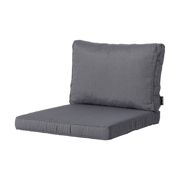 Lounge Rückenkissen Panama grau - ca. 40x60 cm - 2er-Set