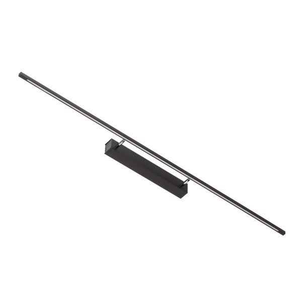 quitani LED Wandleuchte, Wandlampe Innen Tolu (Modern) in Schwarz aus Aluminium (1 flammig ) - Wandstrahler Wandbeleuchtung Schlafzimmer / Wohnzimmer Wohnzimmerleuchte