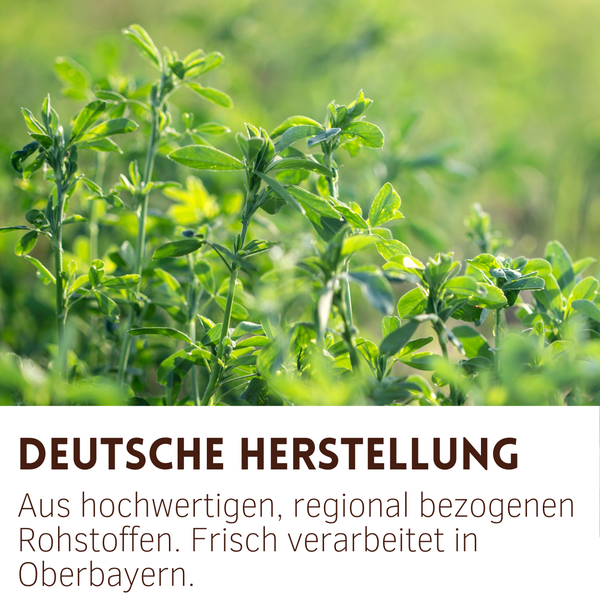 Deutsche Herstellung mit regional bezogenen Rohstoffen