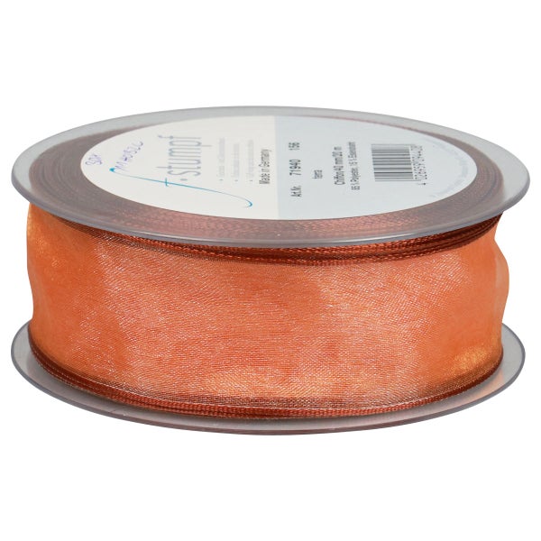 Chiffonband auf Spule, 40 Millimeter breit, 20 Meter lang