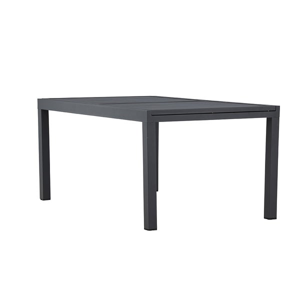 Capo Gartentisch mit Auszug 160/240 cm schwarz. 100 X 160 X 75 cm
