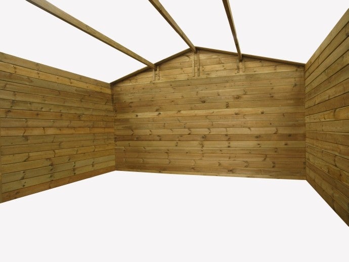 Gartenhaus, Gerätehaus 16m2 - 4x4m - 28mm - Imprägniert