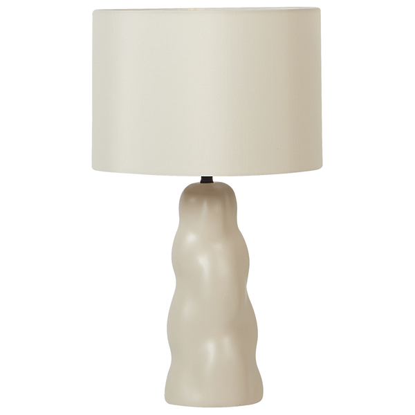Tischleuchte VILAR Keramik Beige