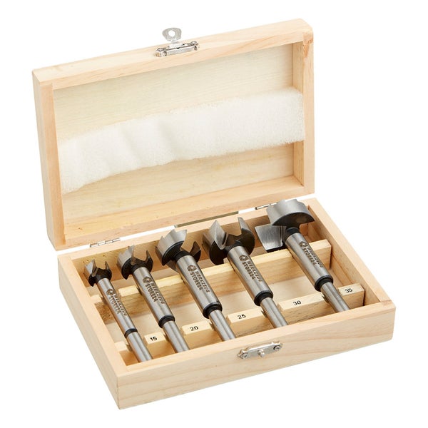 Forstnerbohrer Set in Holzkassette