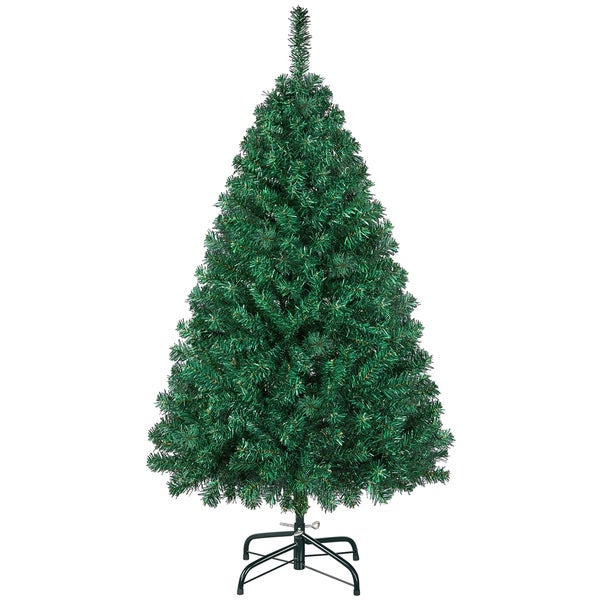 Yaheetech 127,5 cm Künstlicher Weihnachtsbaum mit Faltsystem , Grün