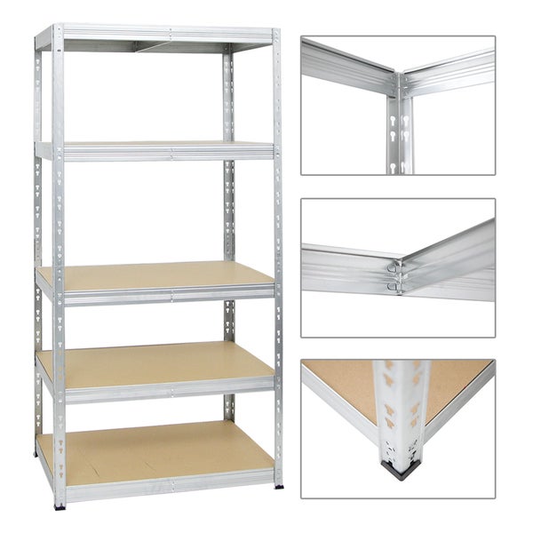 PROREGAL Mega Deal 3x Schwerlastregal Tiger HxBxT 180 x 90 x 60 cm Fachlast 265 kg 5-Ebenen Verzinkt