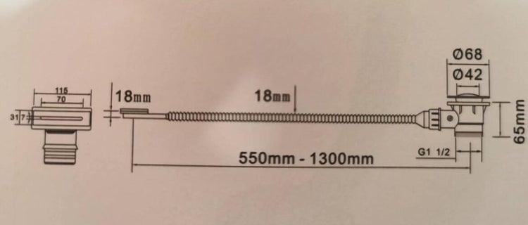 150 cm ovale Badewanne glänzend weiß  | Allegra