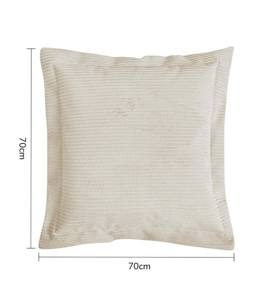 mokebo Sofakissen aus Cord 'Das Wölkchen', Couchkissen oder Flatterkissen in Beige