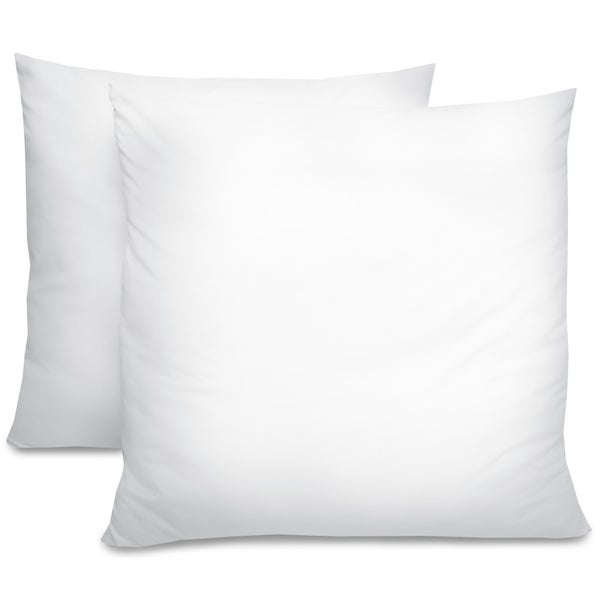 Zwei weiße Kopfkissen