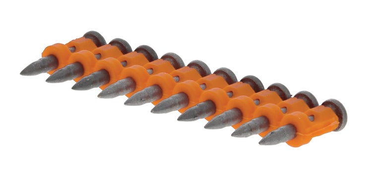 Magazinnägel in Reihe für Nagelgeräte