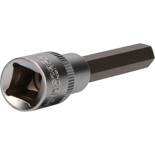 BRILLIANT TOOLS 1/2 Innensechskant Bit-Stecknuss 100 mm lang 10 mm - BT022874