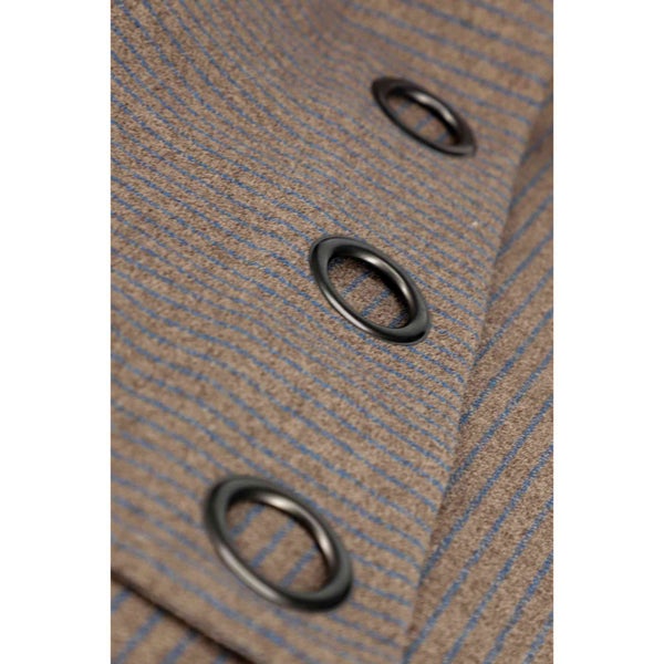 Gardine mit Ösenaufhängung, gestreift