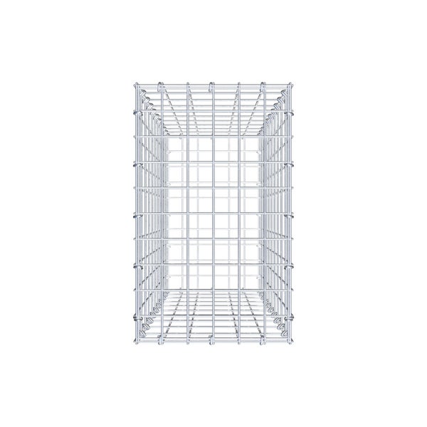Gabione 100 cm x 30 cm x 50 cm (L x H x T), Maschenweite 5 cm x 10 cm, C-Ring
