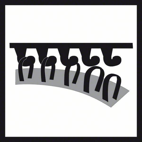 Bosch 10tlg. Schleifblatt-Set C470, Durchmesser: 125 mm - 1609200158