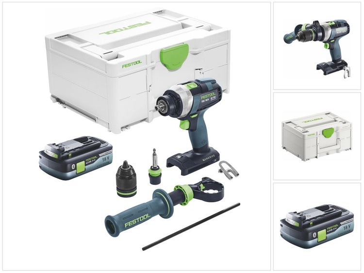 Festool TDC 18/4 I-Basic Akku Bohrschrauber 18 V 75 Nm Brushless + 1x Akku 4,0 Ah + Systainer - ohne Ladegerät