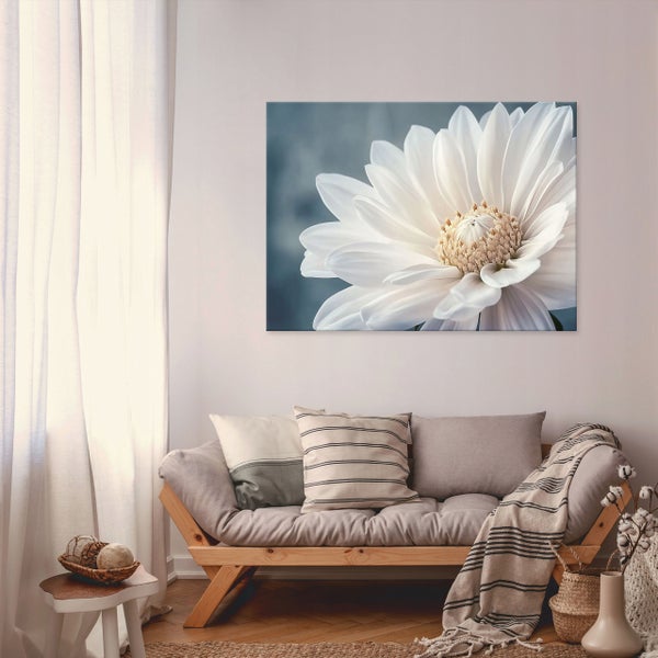 Leinwandbild Blumen Abstrakt Bilder Wohnzimmer Schlafzimmer 100x70 cm