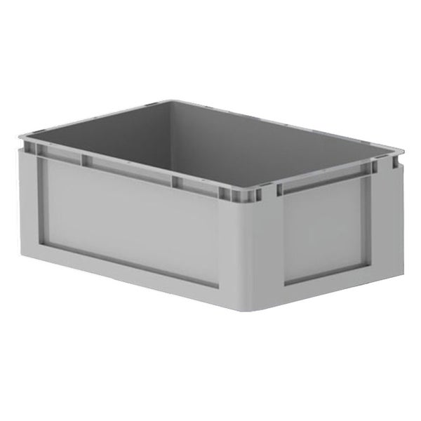 Graue Kunststoffbox zur Lagerung