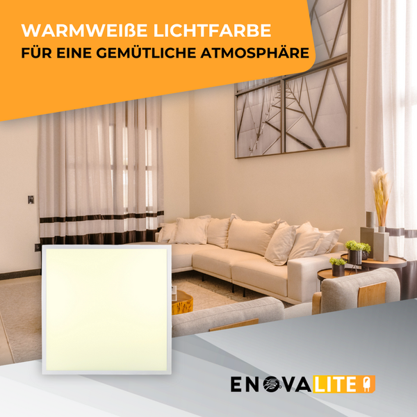 Einbaustrahler in einem Wohnzimmer mit Sofa und Dekorationen für eine gemütliche Atmosphäre