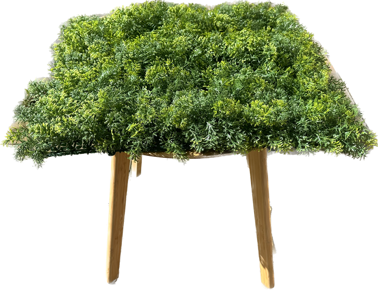 OLSO | Premium Mooswand grün Wald | Gastronomie künstliches Moos Wandmontage | Wandbehang Pflanzenwand Terrasse Praxis